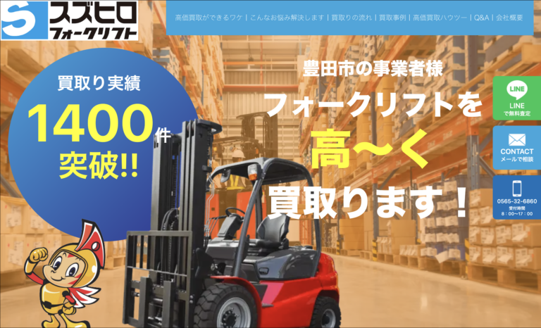 フォークリフト買取　 トップページ