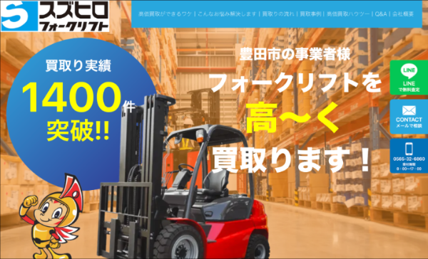 フォークリフト買取　 トップページ